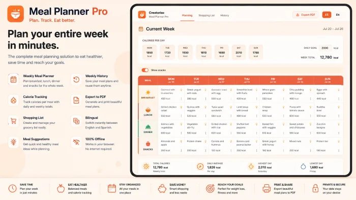 Meal Planner Pro